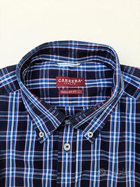 Camicia uomo manica corta Carrera tessuto quadri L
