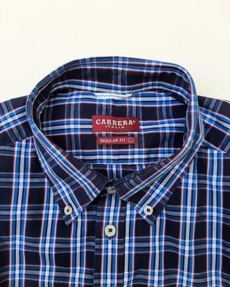 Camicia uomo manica corta Carrera tessuto quadri L