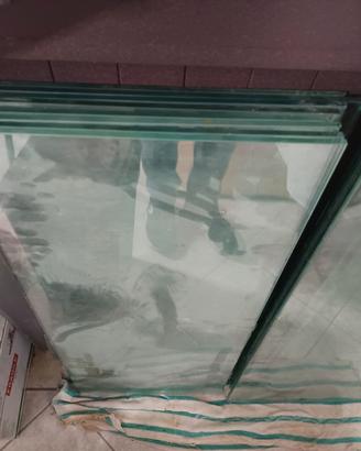lastre in vetro per acquario o per  mensole
