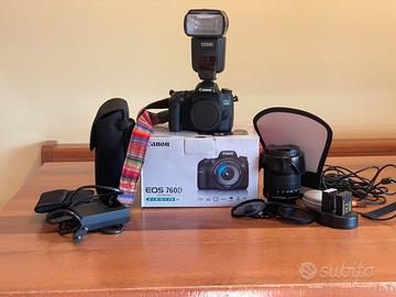 Canon 760D 18-135mm Flash ESDDI  Filtri 67 + acces