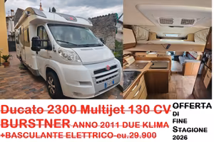 BURSTNER 2.3-2 KLIMA+Letto. Elettr. 2011.eu.29.900