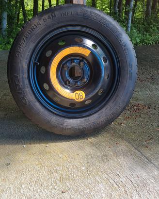 Titolo: Ruotino di Scorta Fiat 500 Nuovo - 135/80 
