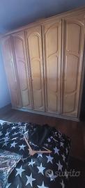 camera da letto legno massello