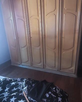 camera da letto legno massello
