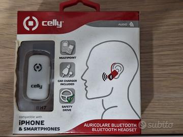 Auricolare Bluetooth Celly BH7 Multipoint