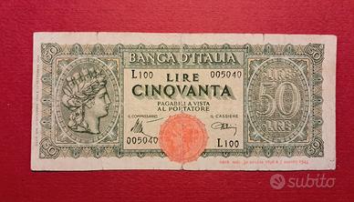 50 lire Italia Turrita L100 005040