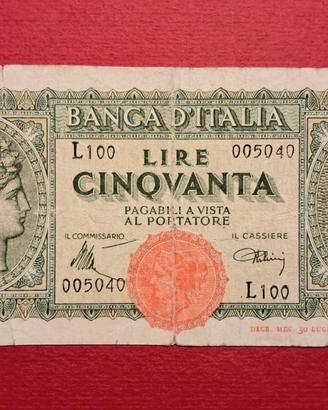 50 lire Italia Turrita L100 005040