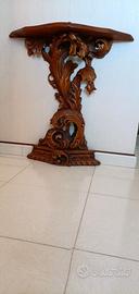 CONSOLLE  IN   LEGNO  PER  INGRESSO