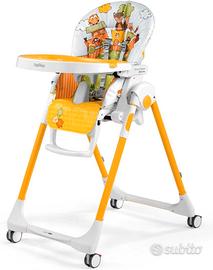 PEG PEREGO seggiolone pappa e sdraietta +CUSCINO