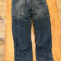 Pantaloni moto uomo jeans con protezioni 