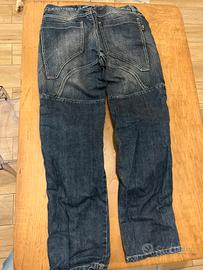 Pantaloni moto uomo jeans con protezioni 