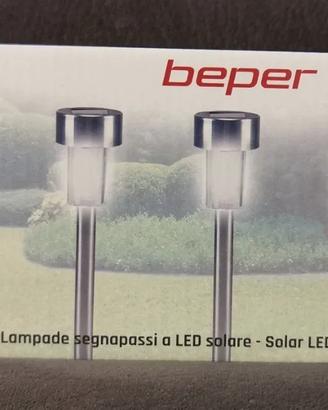 n°5 LAMPADE segna passi A LED SOLARE