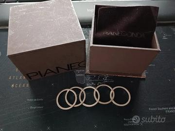 Set 5 Anelli Fedine Pianegonda in Argento 925