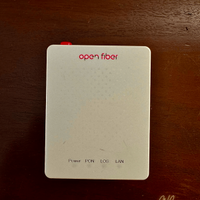 Ont / Onu Open Fiber per fibra FTTH + alimentatore