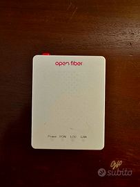 Ont / Onu Open Fiber per fibra FTTH + alimentatore