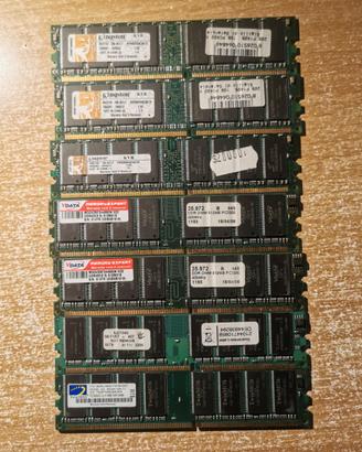 Memorie   30 RAM PC100, PC133,DDR2,DDR400