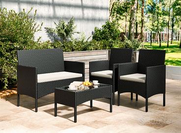 SALOTTIO DA ESTERNO IN RATTAN