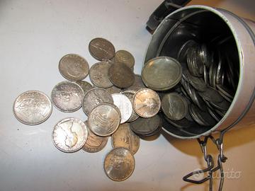 100 monete 500 Lire argento Caravelle