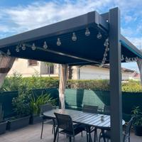 Pergola colore antracite