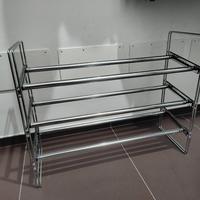 Scarpiera estensibile, a 3 ripiani – salvaspazio 