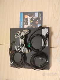 Ps4 FAT 500Gb + cavi + controller + gioco 