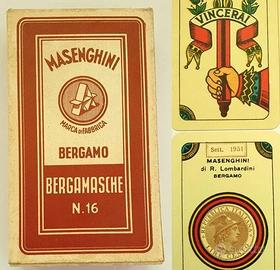 1951 MAZZO CARTE MASENGHINI BERGAMASCHE 40 SIBILLE
