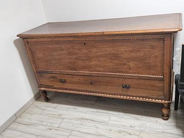 Cassapanca marchigiana fine '800/inizi '900