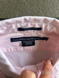 Camicia rosa chiaro Ralph Polo originale