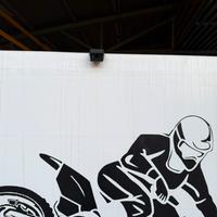 Carrello porta moto centinato