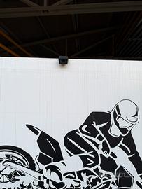 Carrello porta moto centinato