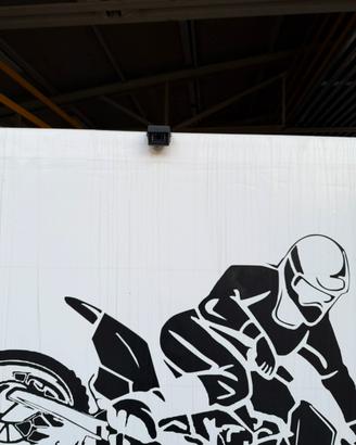 Carrello porta moto centinato