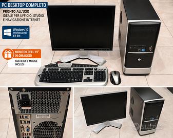 PC Fisso AMD Windows 10 completo