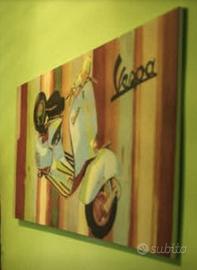 quadro con vespa