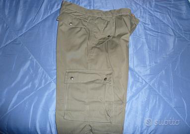 pantaloni uomo caccia cargo militari imbottiti