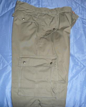 pantaloni uomo caccia cargo militari imbottiti