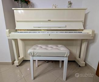 Pianoforte bianco verticale ITAKI