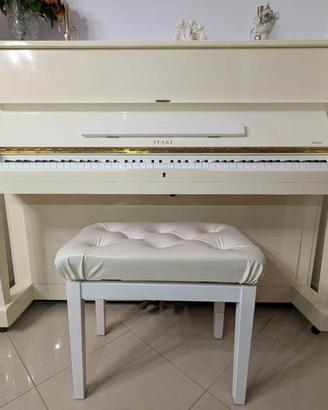 Pianoforte bianco verticale ITAKI