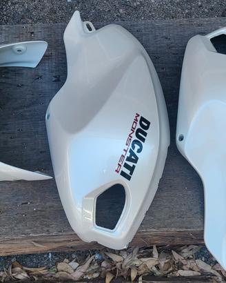 Set Carene Bianche Ducati Monster 696, 796, 1100
