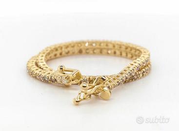 Bracciale in oro e diamanti naturali