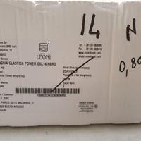 Fettuccia elastica POWER nera 0.6 X 14