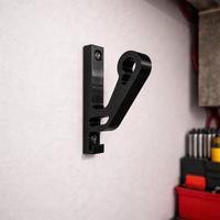 Portacaschi da Parete con Gancio Portachiavi/borse