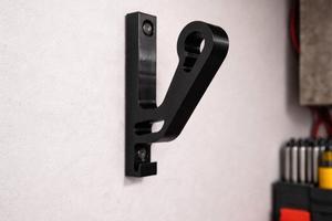 Portacaschi da Parete con Gancio Portachiavi/borse