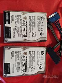 2 hdd sas 300 gb con cavi