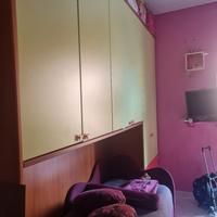 mobile a ponte con letto contenitore 