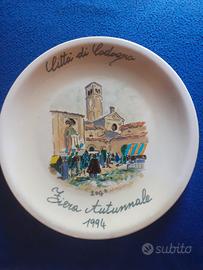 Piatto   ceramica   ricordo 