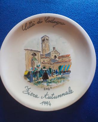 Piatto   ceramica   ricordo 