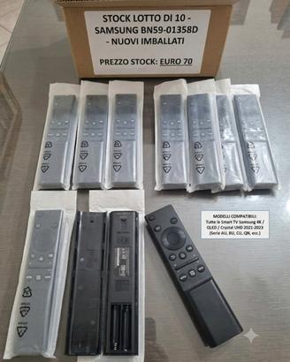 Lotto 10 Telecomandi Samsung Smart TV Sottocosto

