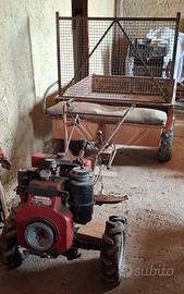 Motozappa con carrello