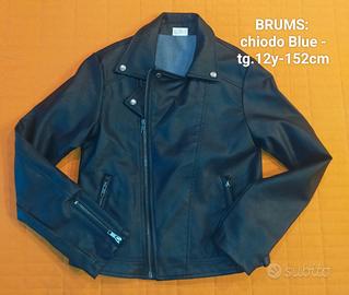Giacca in pelle bambino marca  "Brums"