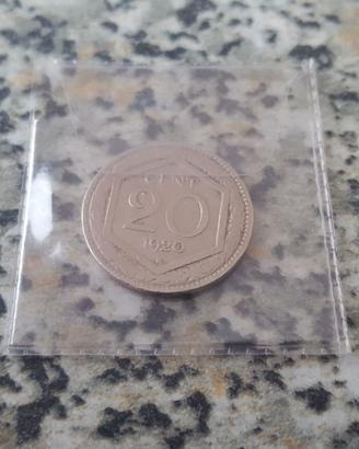 Moneta 20 centesimi "Esagono"